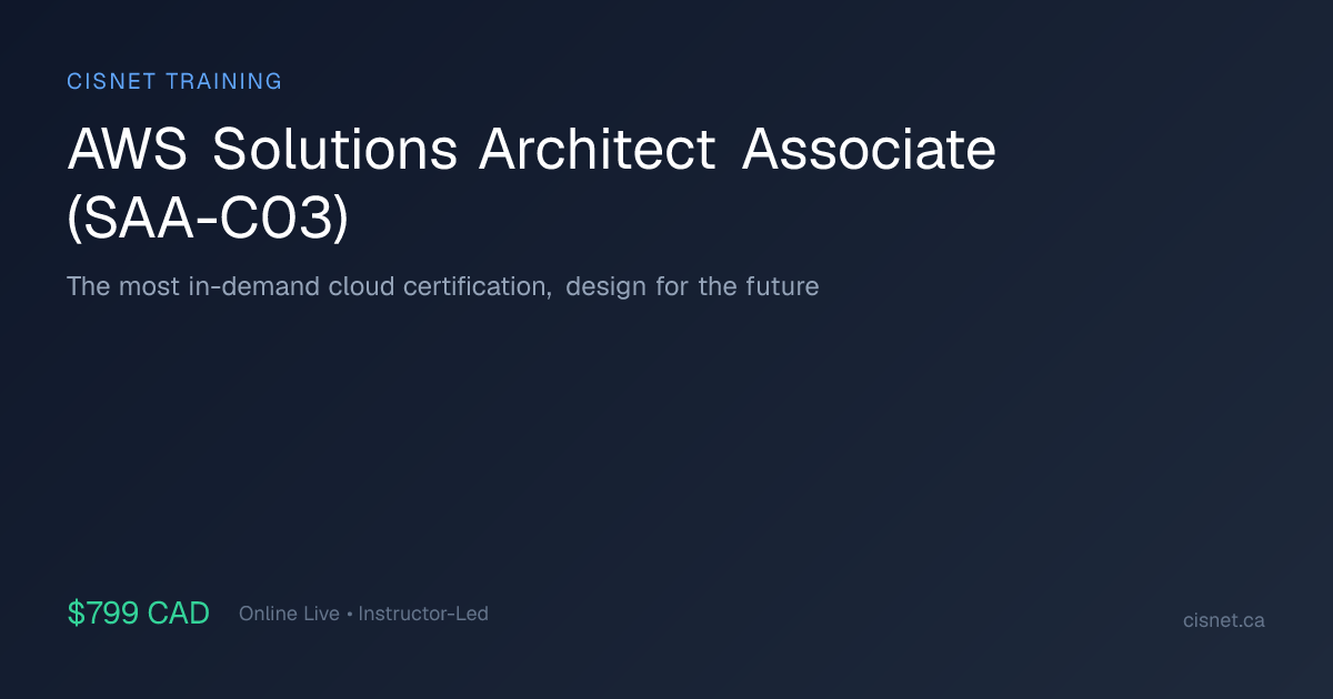 AWS SAA Exam Guide | CISNET
